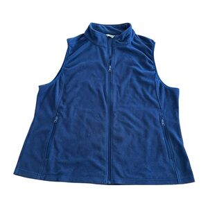 Womens’ Outdoor Ventures Navy Blue Fleece Vest XL